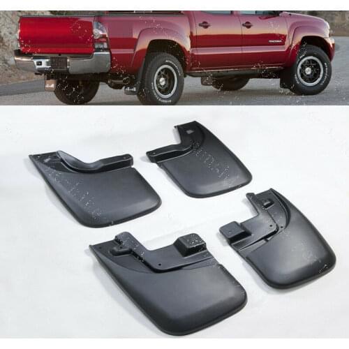 Fit For Toyota Tacoma 2005-2015 Car Side Fender Mud Flaps Splash Guards Mudguard 4pcs