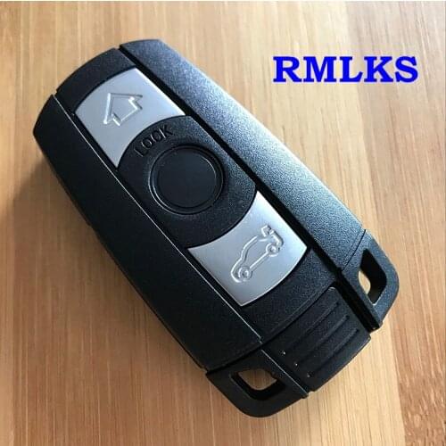 Uncut HU92 Blade 3 Buttons Remote Key Case Shell For BMW 1 3 5 6 7 Series E90 E91 E92 E60 Smart Keyless Fob Smart Card Cover