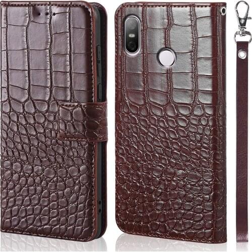DOREXLON Case for HTC U12 life 6.0 cover Crocodile texture leather flip Case for HTC U12 life 6.0 magnet phone case