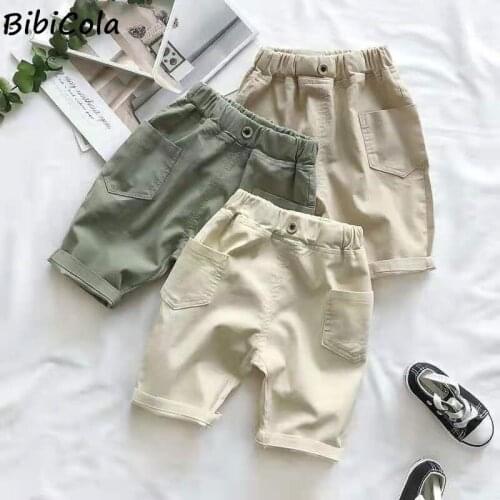 Kids Short Pant Summer Boys Beach Shorts Fashion Cotton Anchor Leisure Capris Baby Children Shorts Toddler Clothing