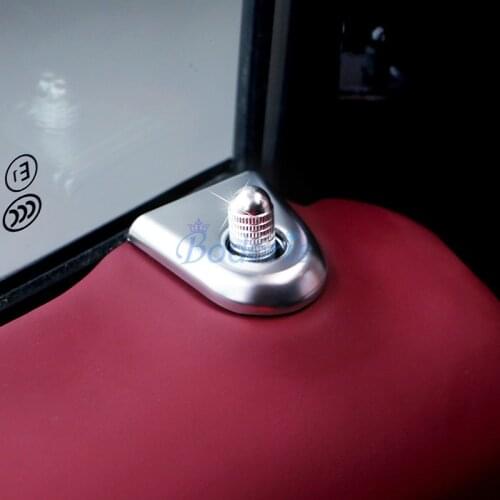 For Mercedes-Benz Vito W447 Viano Valente Metris 2014 2015 2016 2017 2018 Door Lock Pin Molding Cover Trim Chrome Accessories