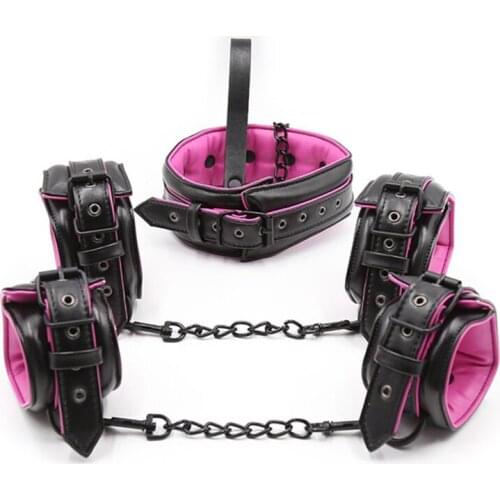 Sex Toys BDSM Bondage Hanging SM Guiding Adult Product Love Game Leg Restraints Handcuffs Foot Cuff Neck Rings Novelty Covers
