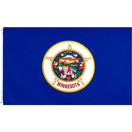Jennifer Minnesota Flag hanging 90*150 cm USA For Decoration