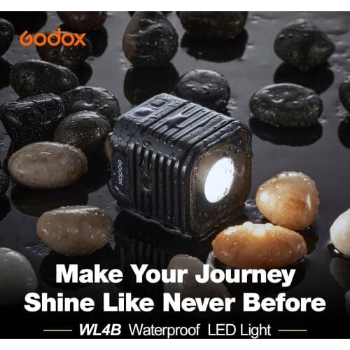 Godox WL4B 5600K 100ft Photography Fill Light Waterproof LED Light With Support Mobile APP CRI / TLCI 97 13 FX Effects Lighting