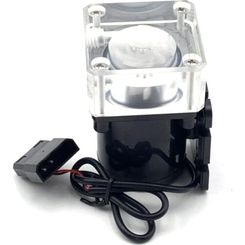 HOT-CPU Water Cooling Pump, 12V Low Noise Desktop PC Liquid Cooling Systems DIY Suitable for Water Cooling