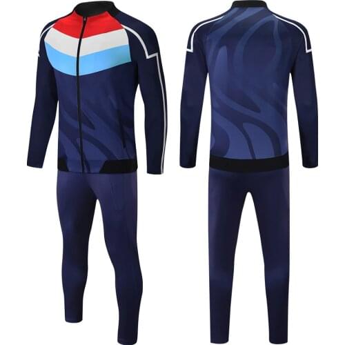 Custom sports club team football tracksuit training design on line custom tracksuits man or women customization Soccer jacket
