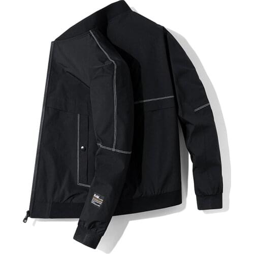 Spring and Autumn New Men Casual Collar Jacket Fashion Slim Solid Color Jacket Quality Business Casual Jacket Men Homens Jaqueta