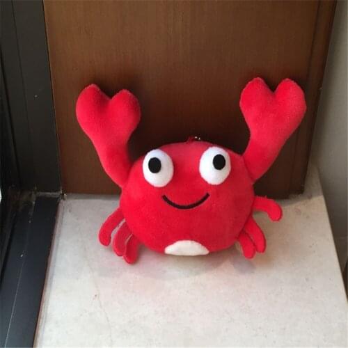Lovely Cute 14CM Approx. Crab Keychain Plush , Gift Decoration Animal DOLL
