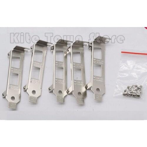 Low Profile Bracket for Intel E10G42BTDA X520-DA2 E10G42BFSR X520-SR2 5pcs