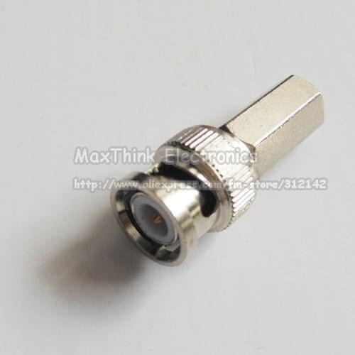 NEW BNC male twist on RG6 - U connectors, Free Shipping,10 pcs
