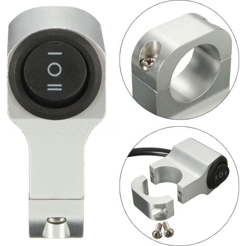 Newest 12V Motorcycle CNC Handlebar On Off Switch Headlight Horn Fog Spot Light