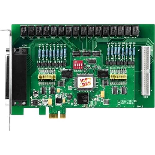 New Original Spot Photo For PEX-P16R16I PCI-E Bus High-Speed 16 Isolated Digital Input 16 Relay Output Card