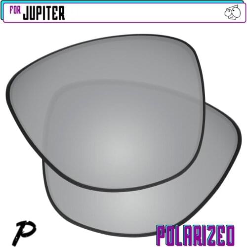 EZReplace Polarized Replacement Lenses for - Oakley Jupiter Sunglasses - Silver P