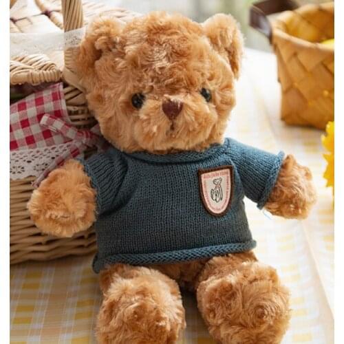 Holiday graduation gifts creative cute plush toys cuddly pillow ornaments multicolor choice bear dolls J06