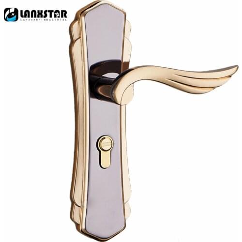 European Style Durable Decorative Lock None Keys Lockset Wood Door Dummy Locker Handle Locks Interior Door Mechanical Lock