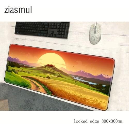 Sunset padmouse present accessory 900x400x2mm mouse pad gaming enterprise Birthday rubber mats keyboard mouse mat gamer