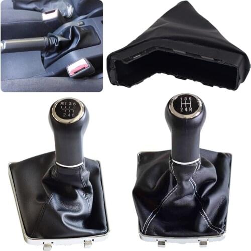 Manual 5 6 Speed Gear Shifter Stick Knob Lever With Leather Dust-Proof Cover For VAUXHALL OPEL ASTRA III H 1.6 04-10