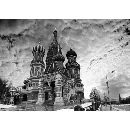 Moscow Russia Palace Landscape Art print Silk poster Home Wall Decor