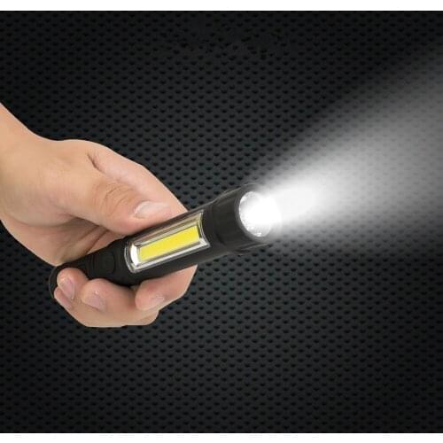 Super Bright Waterproof Powerful COB LED Pocket Pen Light Flashlight Torch ZOOM Mini Hand Lamp Linterna Led for Outdoor