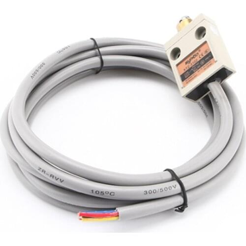 TZ-3102 XTZ-3102 IP67 4Wire Roller Lever Plunger Limit Switch SPDT NO+NC Copper wire 3 Meter