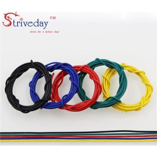 1 meters/3.28ft UL 1007 16 AWG Cable Tinned copper Wire PCB Electrical Wires Cables Equipment Wire