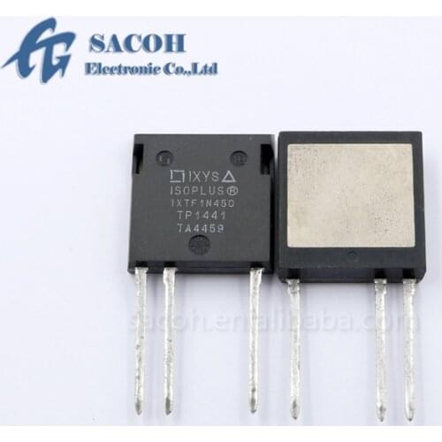 1Pcs IXTF1N450 or IXTF1N400 or IXTF02N450 or IXTF03N400 ISOPLUS i4-Pak 0.9A 4500V Very High Voltage MOSFET