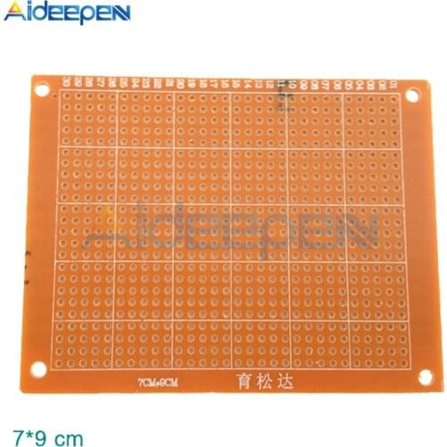 10Pcs Single Side DIY Prototype Paper PCB Universal Experiment Matrix Circuit Board 7x9cm 70x90mm 2.54mm