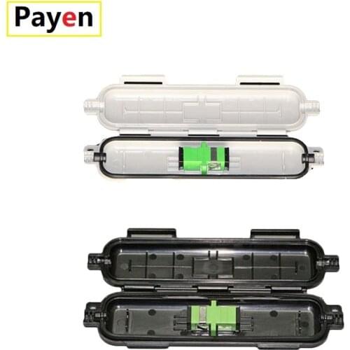 10 Pieces SC APC Fiber Protect Box White/Black Color SC APC SM FTTH Fiber Accessories Fiber Drop Cable Protection Box