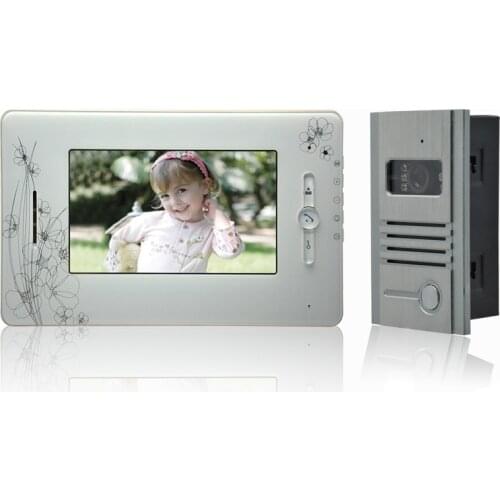 7 Inch LCD Display 600TVL Two Way Intercom Video Door Phone