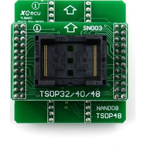 Andk Tsop48 Nand Adapter Only For Xgecu Minipro Tl866Ii Plus Programmer For Nand Flash Chips Tsop48 Adapter Socket