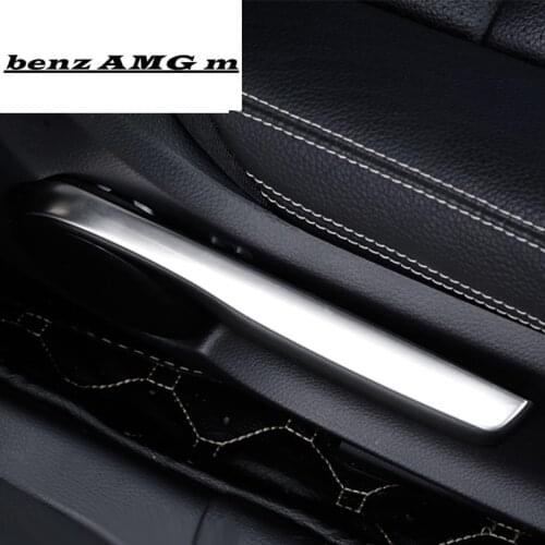 Car Styling Seat adjust Knob panel Cover Sticker Trim For Mercedes Benz A GLA CLA Class W176 X156 C117 Interior Auto Accessories