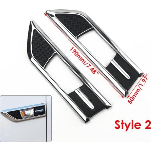 Cotochsun car styling Signal Lamp Light Side Emblem decoration trim sticker case For CHEVROLET CRUZE 2009-2018