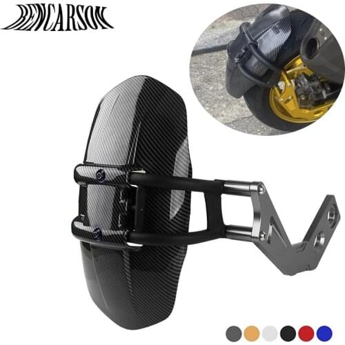 For Yamaha Tmax530 Tmax 530 Motorcycle Mudguard Rear Wheel Fender Hugger Splash Mud Dust Shield Protector Imitation Carbon Fiber