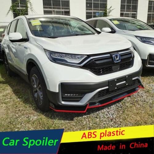 For HONDA CR-V 2021 New CRV Front Bumper Diffuser Protector Body kit bumper rear shovel lip rear spoiler ABS Plastic 3pcs