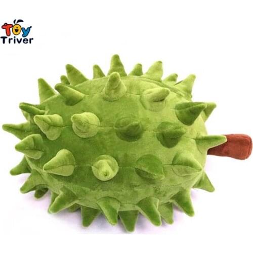 Creative Durian Plant Fruit Plush Toy Triver Stuffed Doll Pillow Sofa Decor Baby Kids Children Boy Girl Adult Birthday Toys Gift