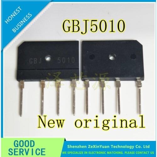 5PCS/LOT KBJ5010 GBJ5010 5010 50A 1000V BRIDGE RECTIFIER
