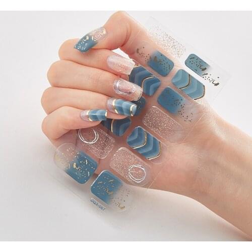 Four Sorts 0f Nail Stickers Creative Nail Adhesive Nail Wraps DIY Nail Stickers Designer Nails Art Decoration Nailart Sticker