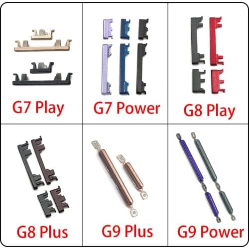 New Side Volume Button + Power ON / OFF Buttton Key Set For Moto G7 G9 G8 Power Lite G8 G9 Plus G7 G8 Play Replacement Parts