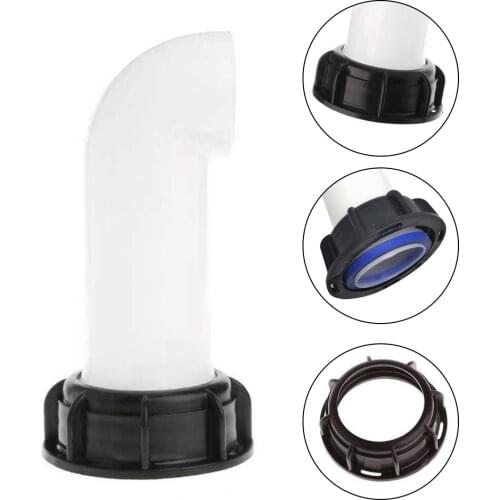 New Threaded IBC Water Tank Adapter To Extend The Drain Port IBC Water Tank Nozzle Faucet Cover Valve Accessories