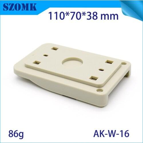 One piece szomk plastic junction housing enclosure project box wall mount electrical plastic humidity sensor box 110*70*38mm