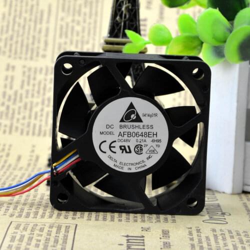 Original authentic AFB0648EH Delta 6025 6cm 48V 0.15A 3-wire with R00 signal fan