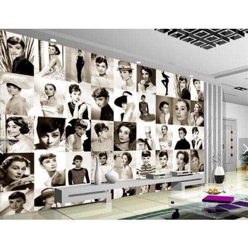 Custom retro wallpaper,Star character,photo murals for the living room sofa backdrop wall papel de parede