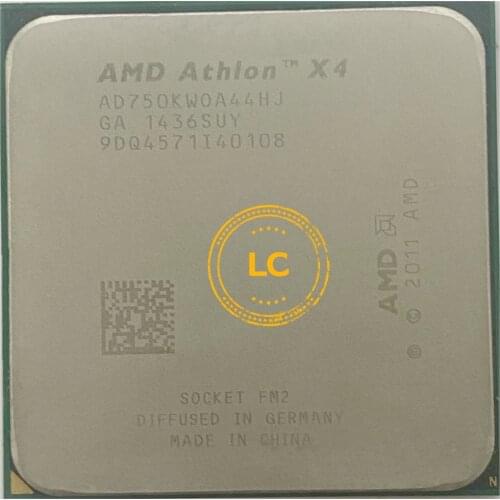 AMD Athlon X4 750K 750 3.4 GHz Duad-Core CPU Processor AD750KWOA44HJ Socket FM2