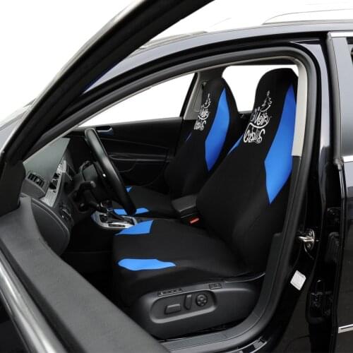 Christmas Front Bucket Seat Covers Universal Fit Automobiles Seat Protectors Covers AUTOYOUTH Car Interior Accessories 2PCS