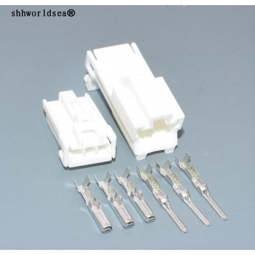 Shhworldsea Auto 3p 2.0mmpin Female Male Wire Harness Connector 7122-8335 7123-8335 Automotive Lamp Connector