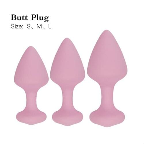 Silicone Heart Anal Plug Sex Toys Prostate Massager Anus Toys For Women Man Couple Gay Butt Plug S0996