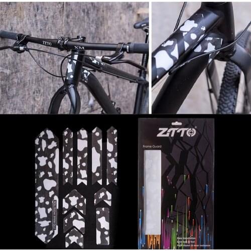 10PCS 3D MTB Mountain Bike Scratch-Resistant Protect Frame Protector Removeable Sticker Road Bicycle Paster Guard Cover