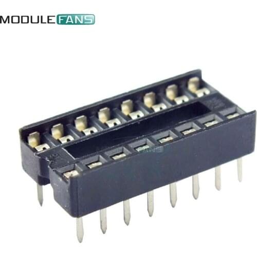 10PCS 16PIN 16 PIN 16P 16-Pins DIP IC Sockets Adaptor Solder Type Socket Diy Electronic Adapter