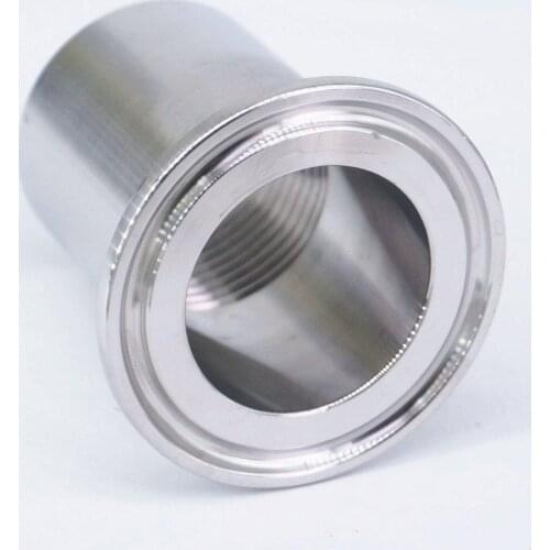 3/4" BSPT Female x Ferrule O/D 50.5mm Tri Clamp 1.5" 304 Stainless Steel Pipe Fitting Connector For Homebrew