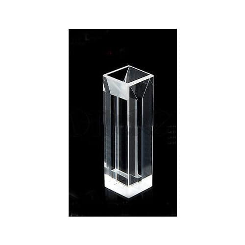 700ul 2mm Inside Width Micro JGS1 Quartz Fluorescence Cuvette With Lid